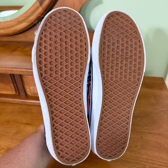 Vans Men's Old Skool Electric Flame Black/White-Awesome Glow in the dark shoes - Picture 8 of 10